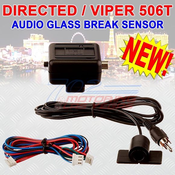 New Directed 506T Universal Glass Break Audio Sensor for Python Viper Car Alarm - Picture 1 of 3